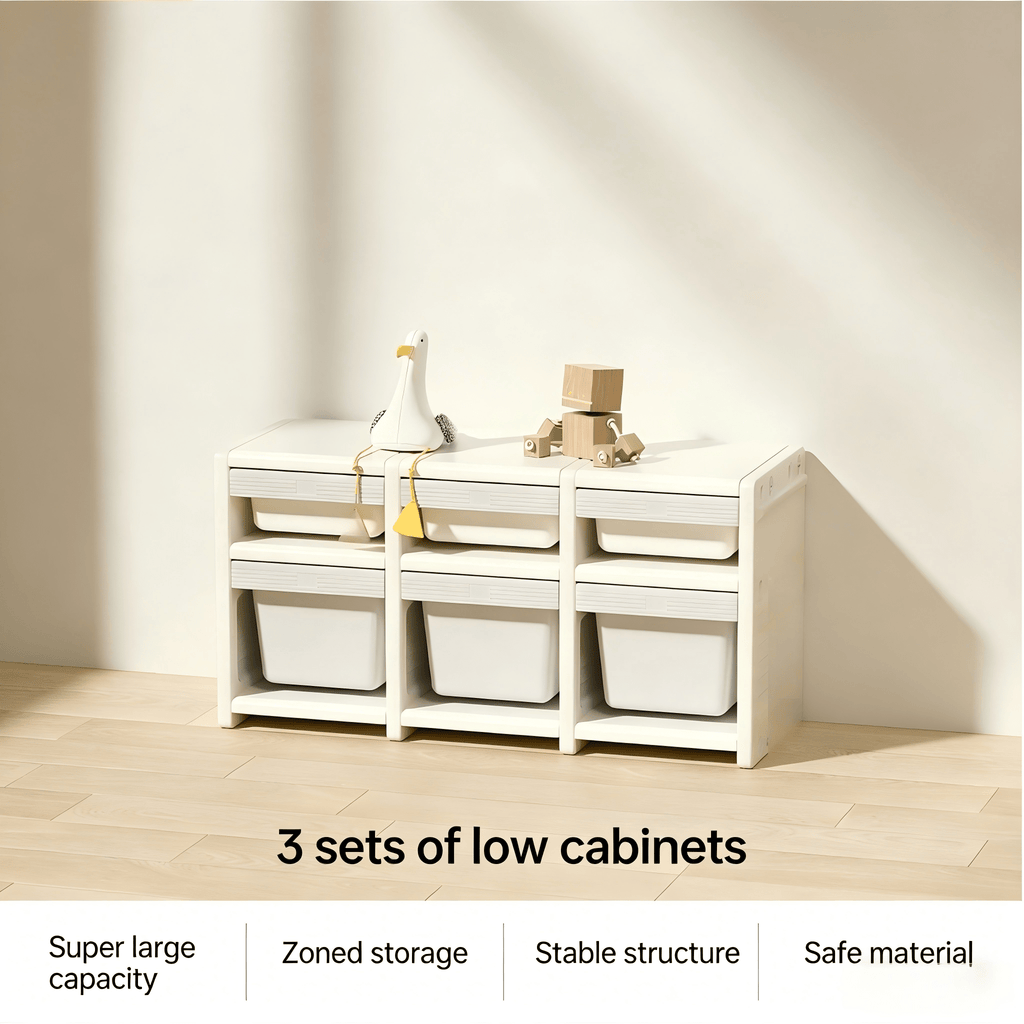 Baby Toy Storage Cabinet & Feeding Station Organizer - Milo