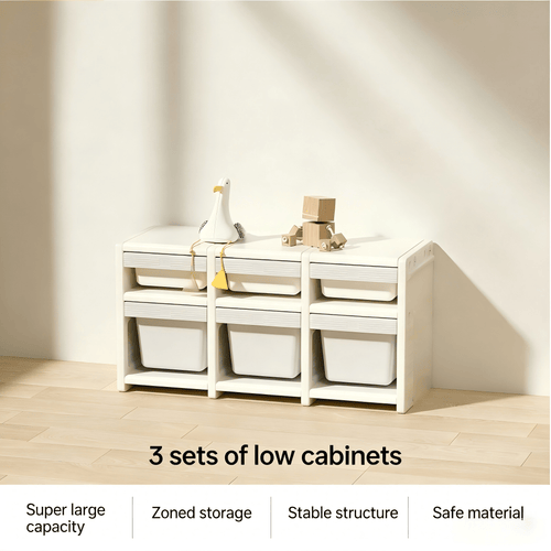 Baby Toy Storage Cabinet & Feeding Station Organizer - Milo