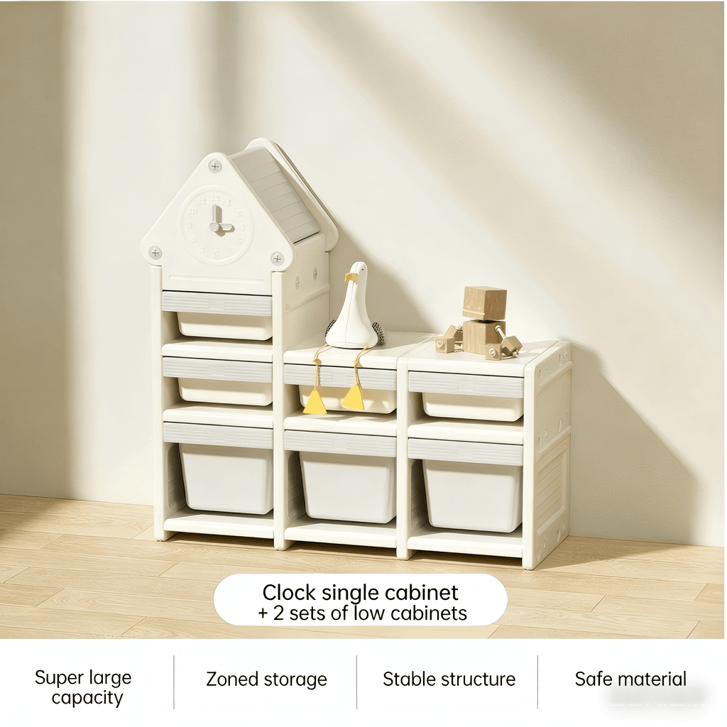 Baby Toy Storage Cabinet & Feeding Station Organizer - Milo
