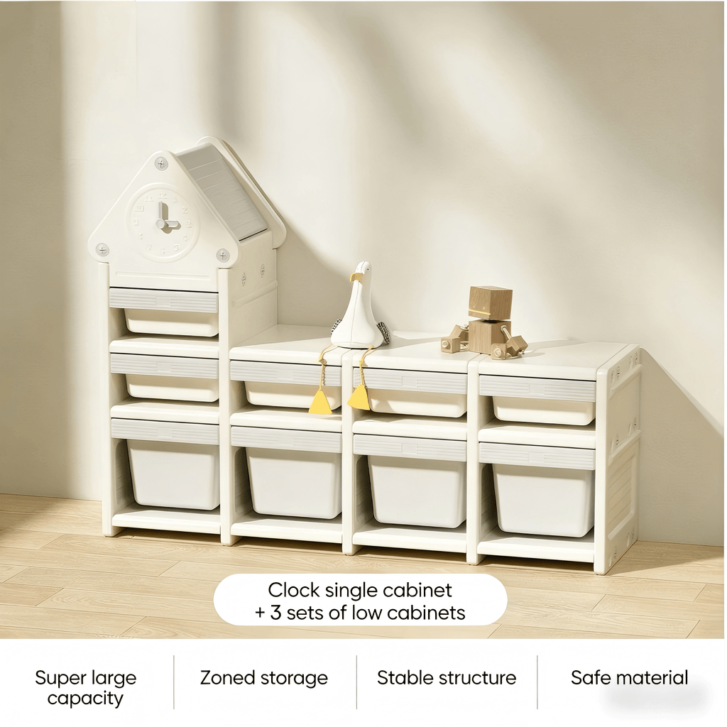 Baby Toy Storage Cabinet & Feeding Station Organizer - Milo