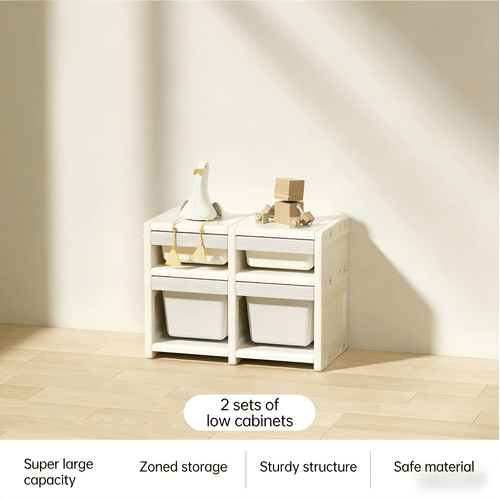 Baby Toy Storage Cabinet & Feeding Station Organizer - Milo