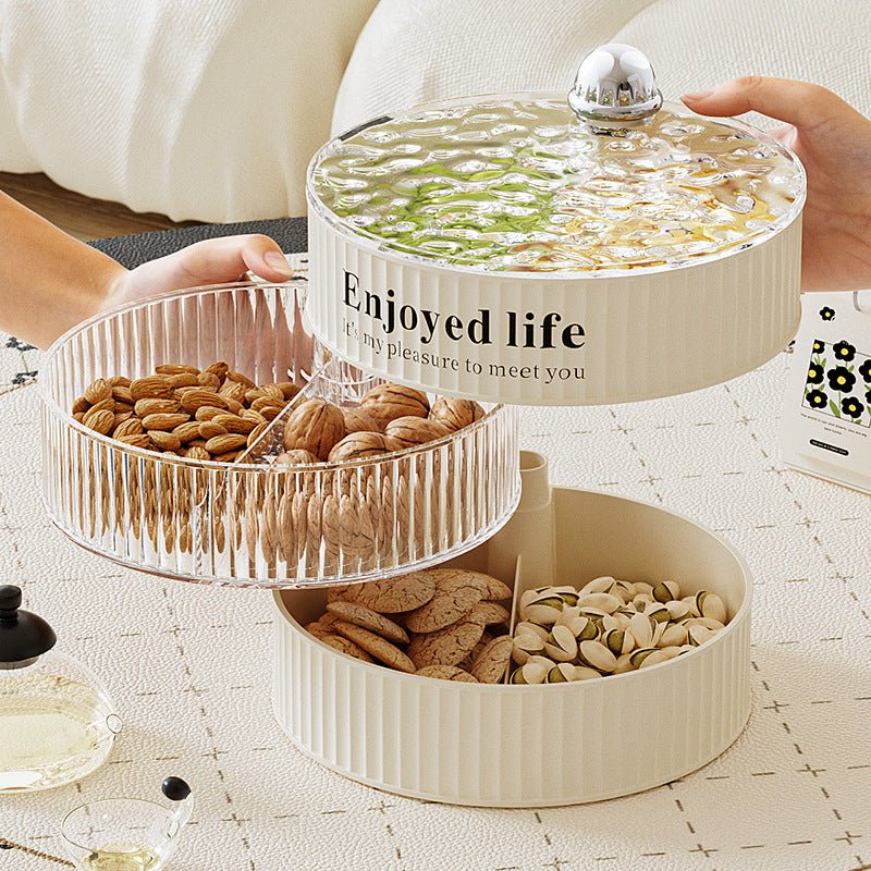 High - end fruit platter, new luxury candy box, nut and dried fruit display and storage box - Milo