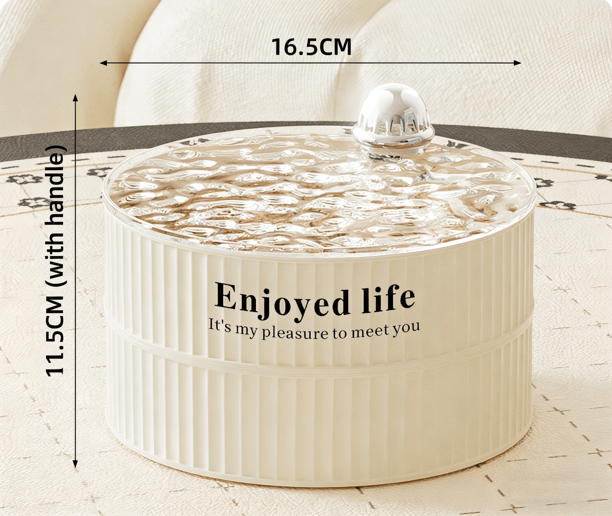 High - end fruit platter, new luxury candy box, nut and dried fruit display and storage box - Milo