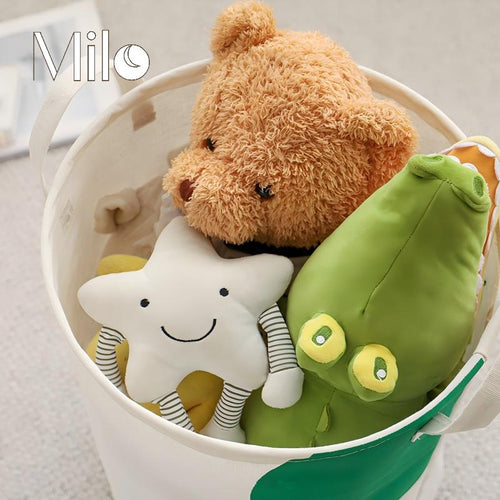 Milo Kids Fabric Storage Bin - Soft Blue - Milo